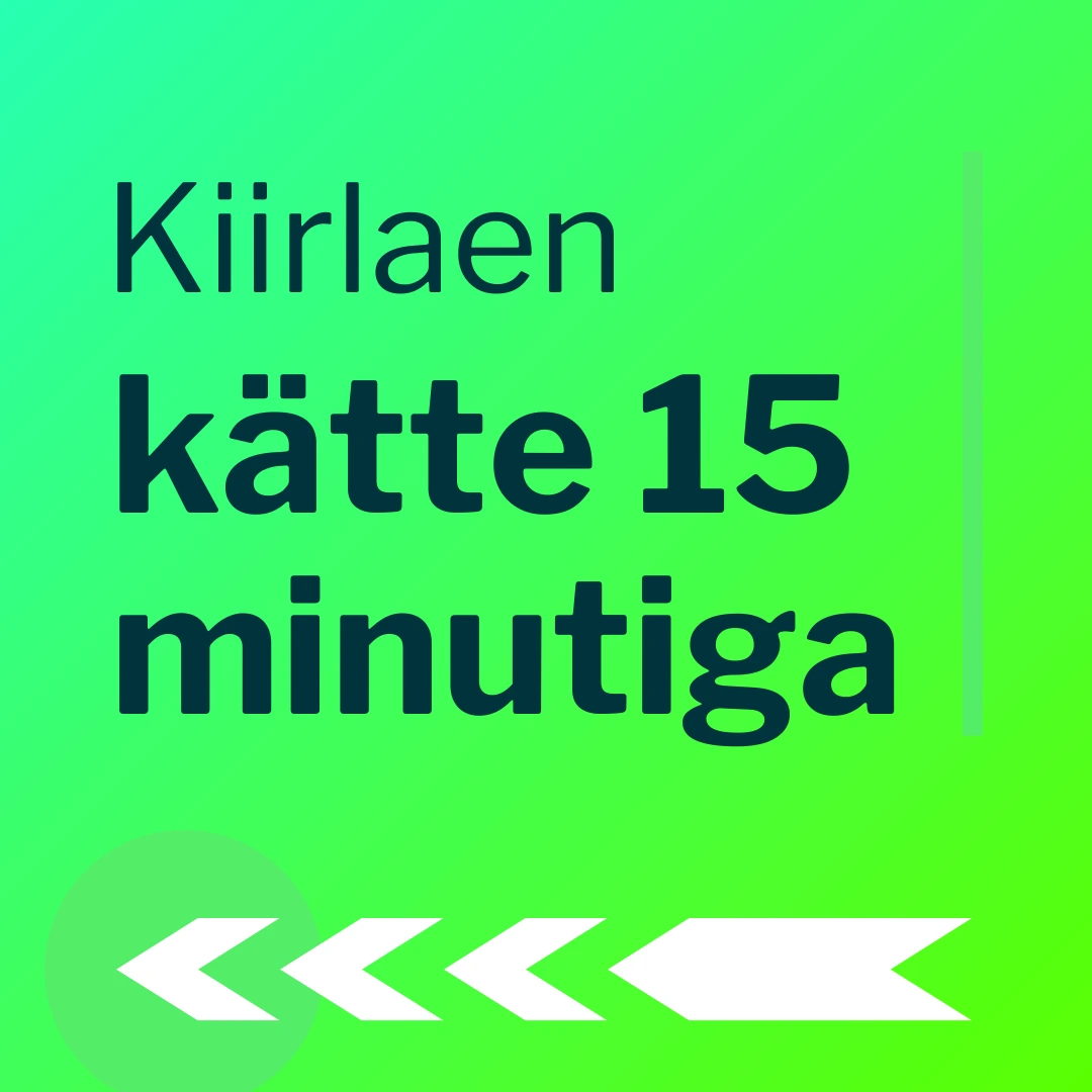 Kiirlaen kätte 15 minutiga