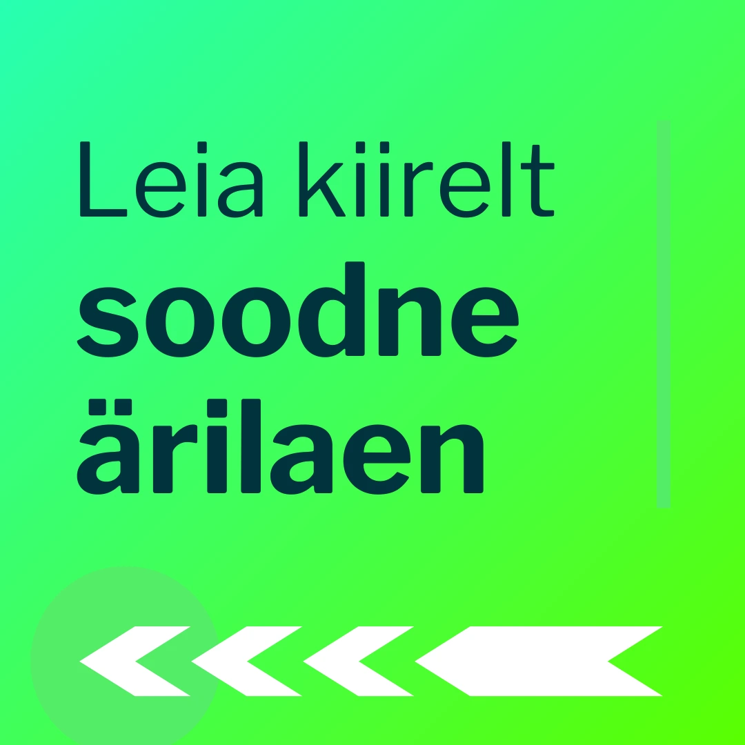 Leia kiirelt soodne ärilaen